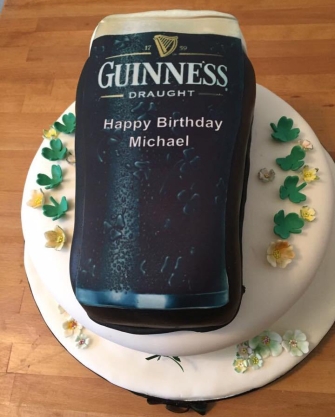 MICHAELS GUINESS CAKE