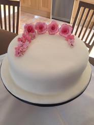 Flower Fruit Cake